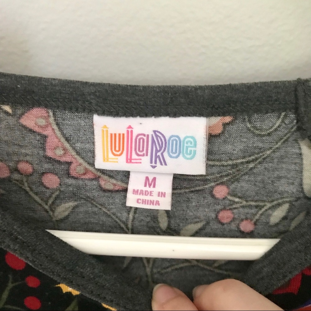 Lularoe Randy Midsleeve Baseball Tee - Picture 3 of 6